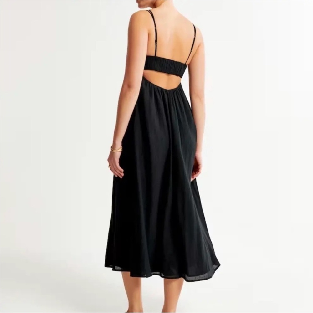 Abercrombie & Fitch Black Backless Dress